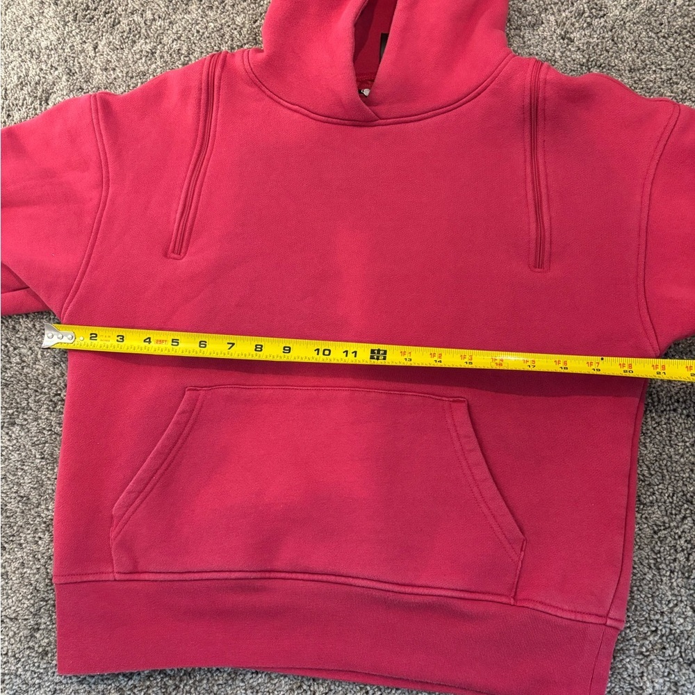 SAVVI Hot Pink Challan Open Back Hoodie Women’s XS Workout Active - Picture 9 of 10